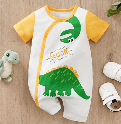 Mini Fashion™ - Komfort für jede Nacht - Kurzärmeliger Pyjama-Body