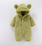 Mini Fashion™ - Mit Kapuze - Fleece-Strampler