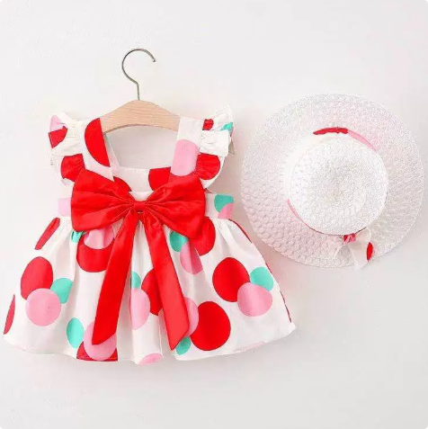 Mini Fashion™ – Süß & sommerlich – Fruchtkleid (enthält GRATIS Strohhut)