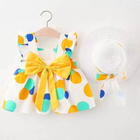 Mini Fashion™ – Süß & sommerlich – Fruchtkleid (enthält GRATIS Strohhut)