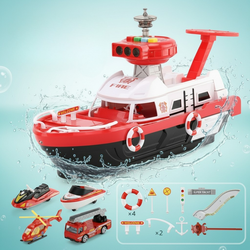 PlayHarbor – Musikalisch & interaktiv – Spielzeugboot mit Licht & Sound