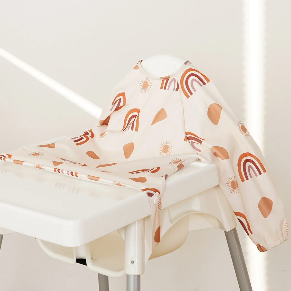 MessyFree – Wasserdicht & praktisch – Baby-Schürze mit langen Ärmeln