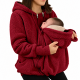 MamaNest – Warm & praktisch – 2-in-1-Tragejacke für Mama und Baby