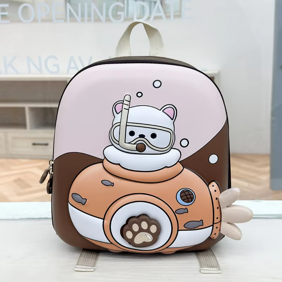 KiddoPack – Niedlich & praktisch – Kinderrucksack mit leuchtendem Beinchen