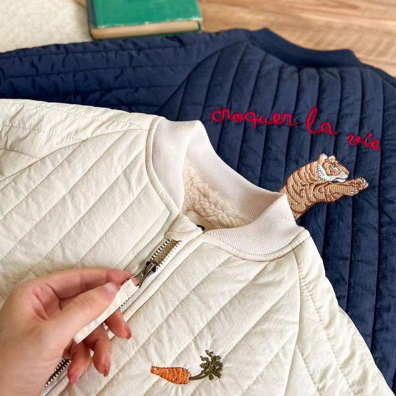 WildCharm – Warm & einzigartig – Gesteppte Kinderjacke
