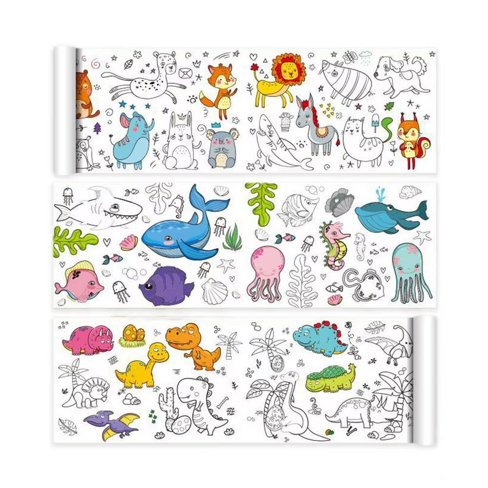 ColoringPaper™ - Entfesseln Sie die Kreativität Ihrer Kleinen! - XXL-Malpapier