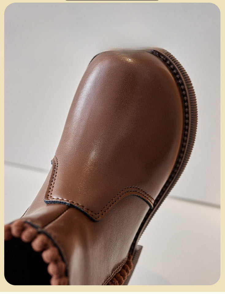 Mini Fashion – Komfort & Stil – Lederstiefeletten