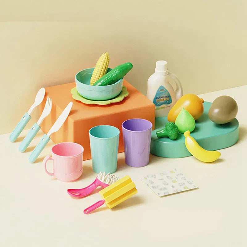 Children Kitchen – Wasserspaß & Lernen – 2-in-1-Spülbecken