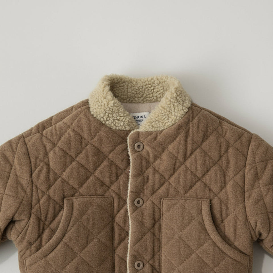 LittleWanderer – Warm & stilvoll – Gesteppte Kinderjacke