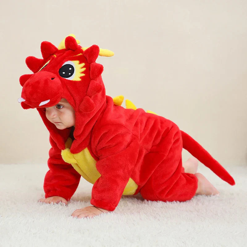 Mini Fashion - Nachhaltig & waschbar – Tier-Strampler (0–24 Monate)