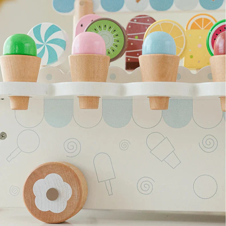 Wooden Gelato™ – Eiskalte Fantasie – Rollenspiel Eiswagen