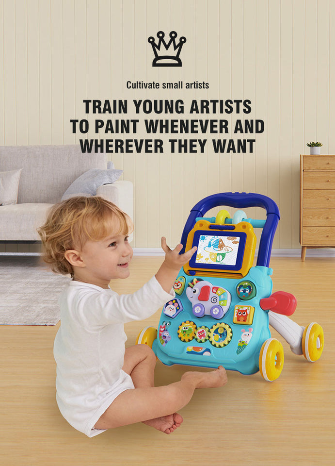 BabyWalker – Lernen & Spielen – Lauflernwagen mit Aktivitätsbrett