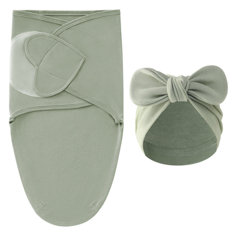 DreamNest – Ruhe & Komfort – Luxuriöses Wickeltuch mit Mütze