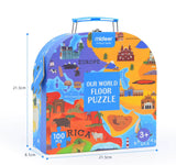 GeoMap – Lehrreich & unterhaltsam – Weltkarte-Bodenpuzzle