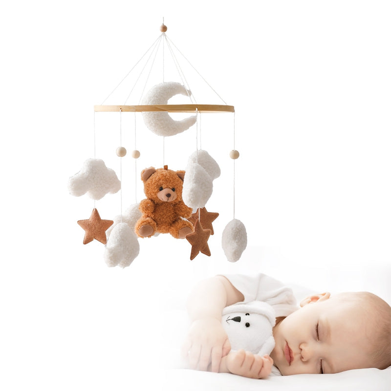 DreamBear – Beruhigend & Sanft – Babymobil für Laufstall und Wiege