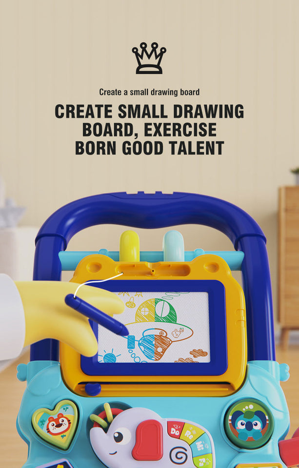 BabyWalker – Lernen & Spielen – Lauflernwagen mit Aktivitätsbrett