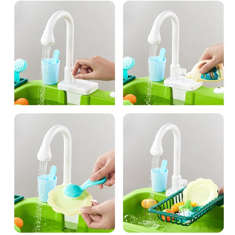 Children Kitchen – Wasserspaß & Lernen – 2-in-1-Spülbecken