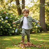 LittleExplorer – Bequem & Cool – Kinderhose & Hemd-Set
