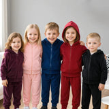 Kids Tales – Warm & bequem – Trainingsanzug aus Samt für Kinder