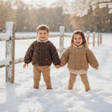 LittleWanderer – Warm & stilvoll – Gesteppte Kinderjacke