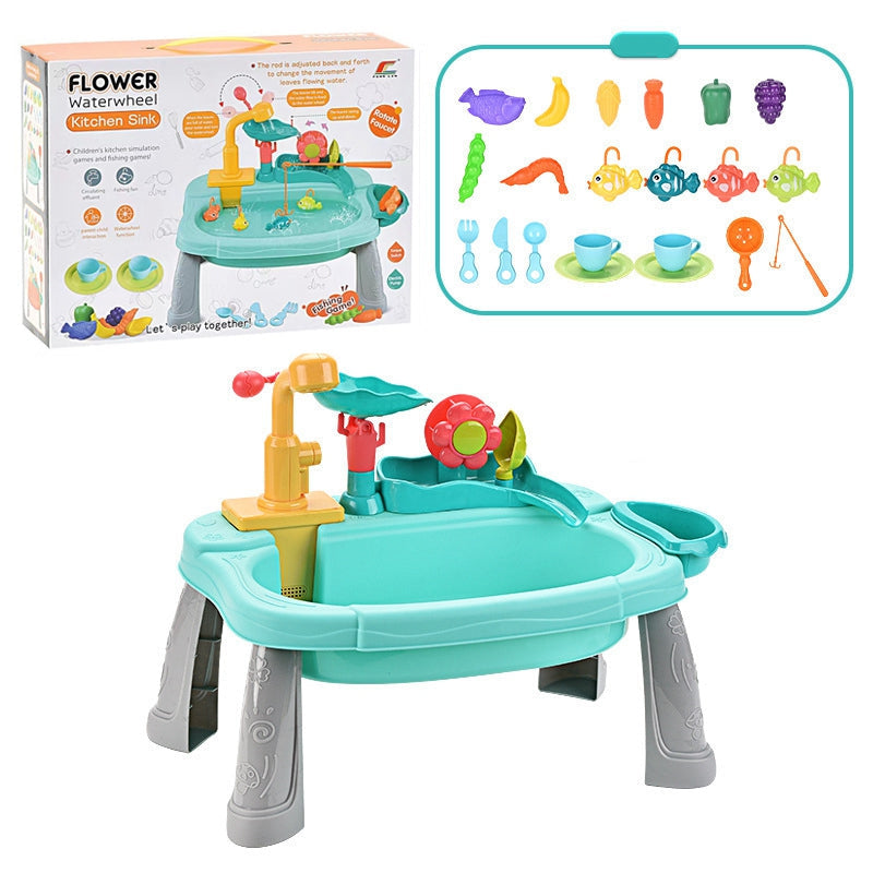 SinkPlay – Fantasie & Entwicklung – 2-in-1-Spielwaschbecken & Fischspiel