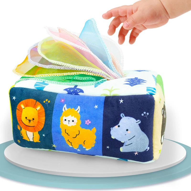 Tissue Box Toy™ - Magische Taschentücher aus der Box - Spielzeug Taschentuchbox