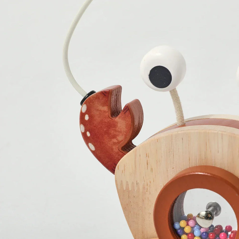 Crab Pull Toy™ – Spielen & Lernen – Hölzerne Krabbe