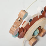 Crab Pull Toy™ – Spielen & Lernen – Hölzerne Krabbe