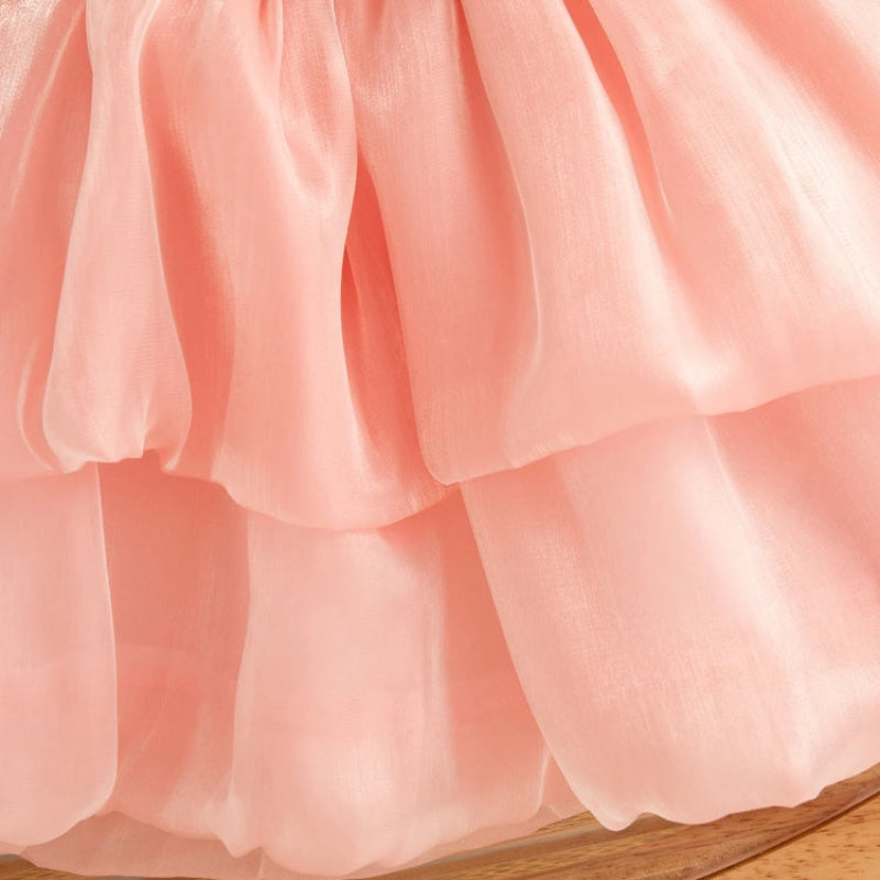Tulip Mesh Dress – Elegant & Komfort – Kinderkleid