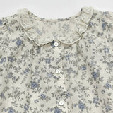 Vine Print Blouse – Leicht & Niedlich – Kinderbluse mit Puffärmeln