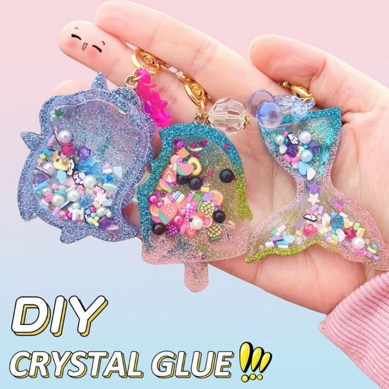DIY Crystal Keychain Kit – Kreativ & Verspielt – Bastelset für Schlüsselanhänger