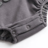 Mini Fashion – Weicher Fleece-Strampler mit Dino-Aufdruck