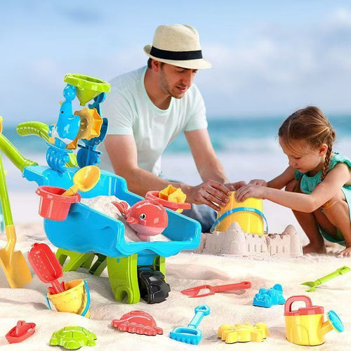 BeachFun – Entdecken & Spaß haben – Sand & Strand Schubkarren-Set