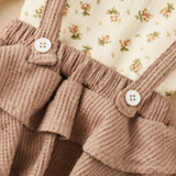 SweetPea – Baby-Outfit für Mädchen mit Rüschen und Blumenmuster