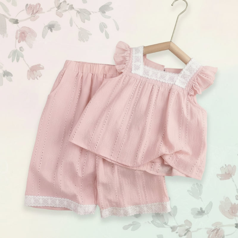 Sleeveless Tops & Pants – Weich & stilvoll – Sommer-Set für Kinder