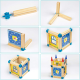 Woods – Nachhaltig & Kreativ – Holzbaukasten für Kinder