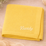Personalized Baby Blanket – Weich & Einzigartig – Personalisierte, bestickte Baumwolldecke