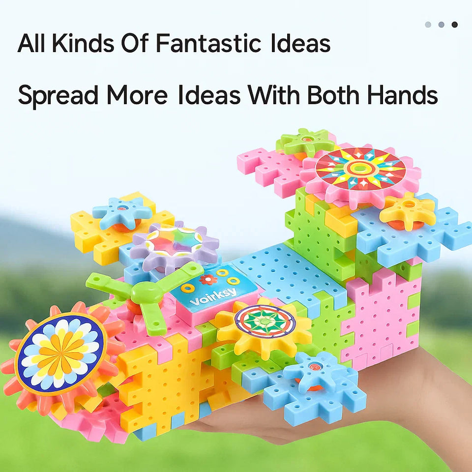 GearTrack – Elektrisch & Pädagogisch – Bausteine-Spielset