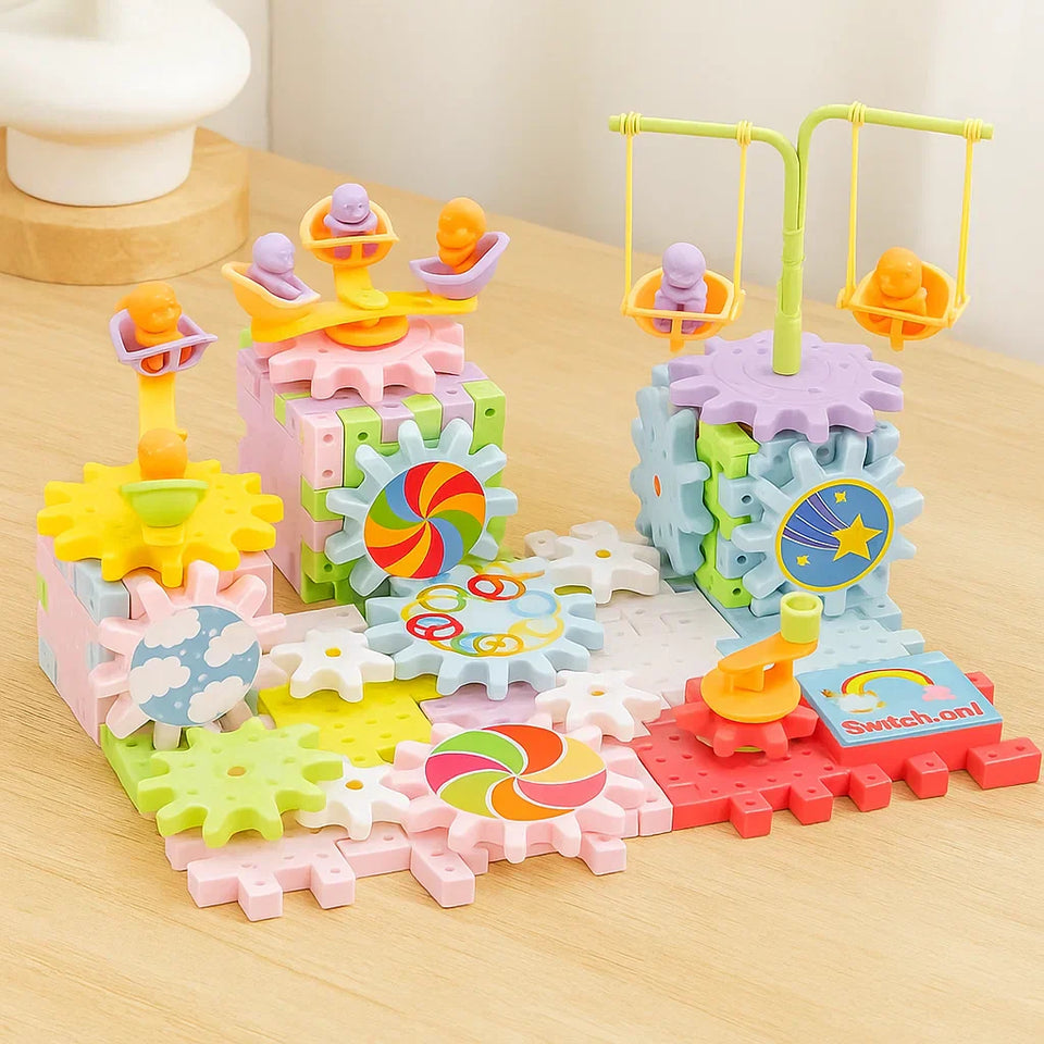 GearTrack – Elektrisch & Pädagogisch – Bausteine-Spielset