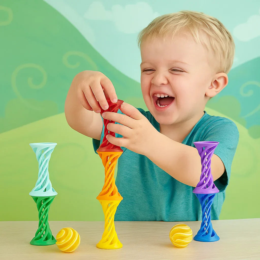 SpiraPop – Einzigartig & beruhigend – 3D-Dekompressions-Fidget-Toy