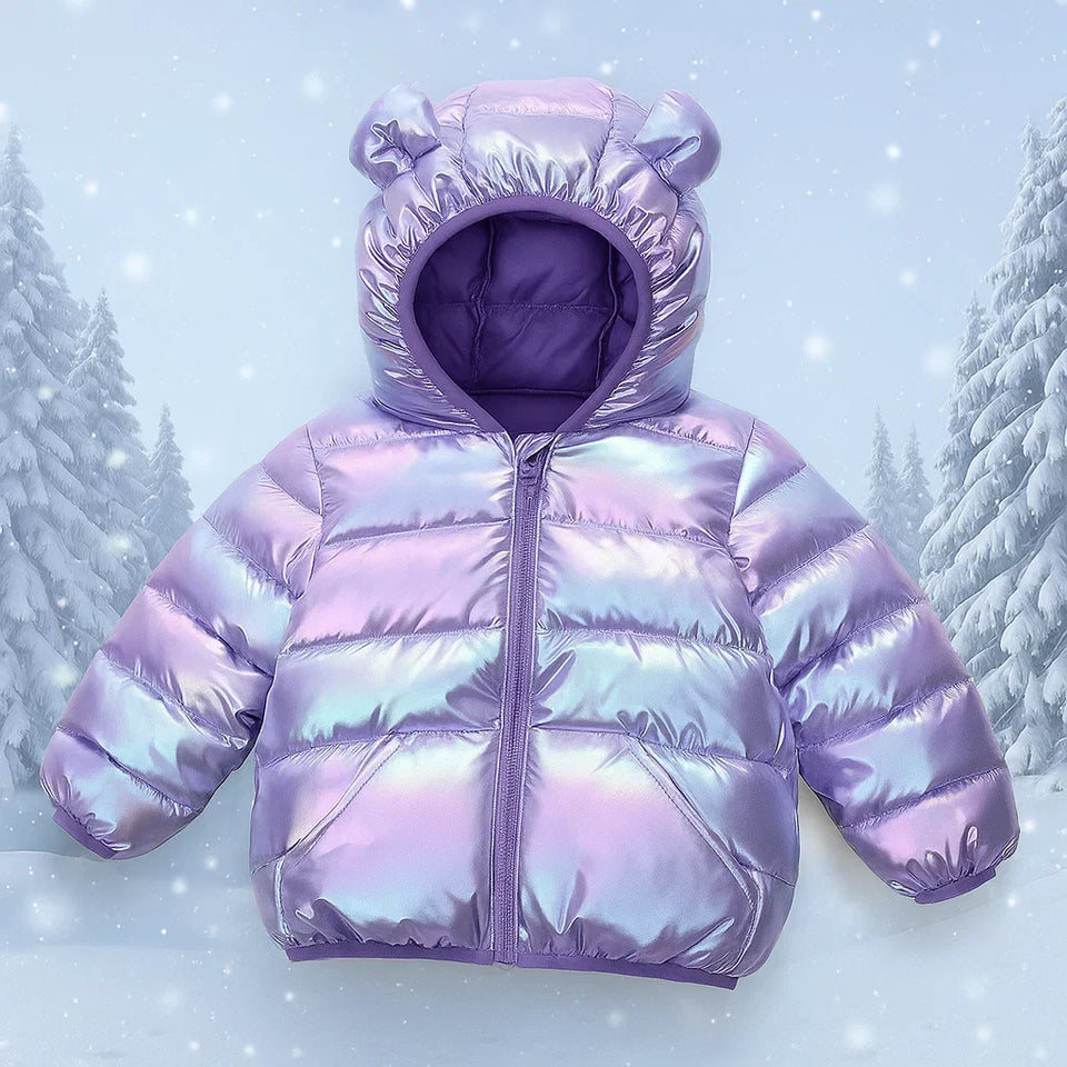 CuddleCoat  – Dicke wattierte Jacke mit Bärenkapuze