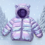 CuddleCoat  – Dicke wattierte Jacke mit Bärenkapuze