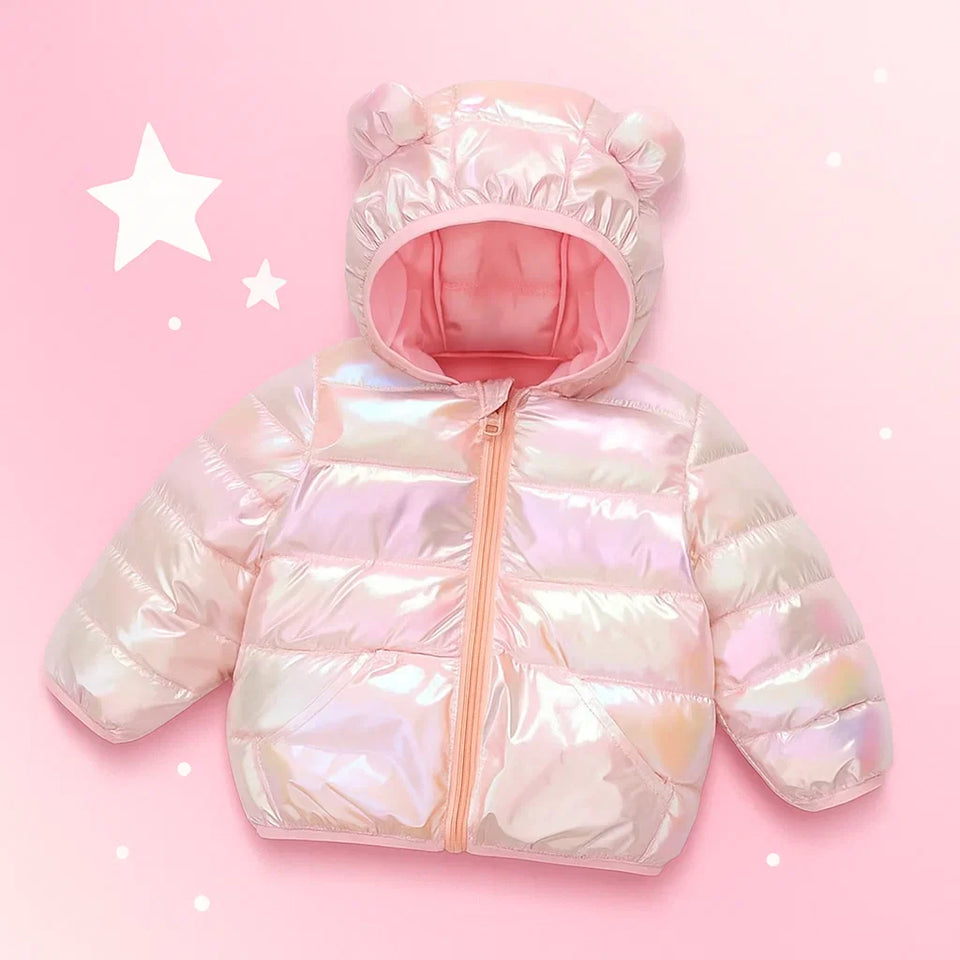 CuddleCoat  – Dicke wattierte Jacke mit Bärenkapuze