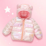 CuddleCoat  – Dicke wattierte Jacke mit Bärenkapuze