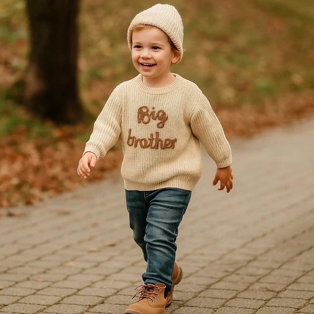 MiniTrend – Gemütlich & modern – Kinderpullover mit „Big Brother“