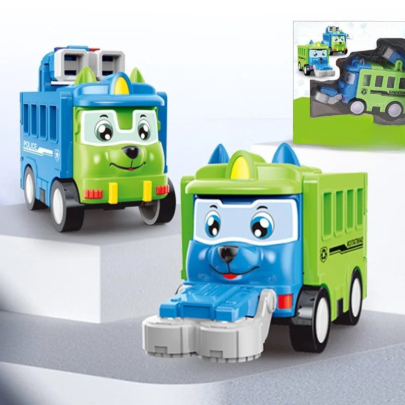 Mini Transformer™ – Drücken & Drehen - Fahrzeug spielen