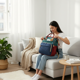 TravelNest – Immer ein Ort der Ruhe – 2-in-1-Wickeltasche mit Babybett