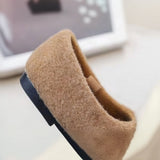 SoftSteps –  Warm & Weich – Mädchen-Schuhe mit Plüsch-Bommel