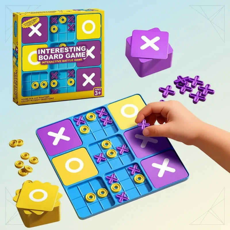 ThinkTac – Clever & Herausfordernd – Tic-Tac-Toe-Denksportaufgabe (Vier gewinnt)