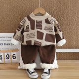 Mini Fashion™ - Warm & Stylisch - 2-teiliges Fleece-Set